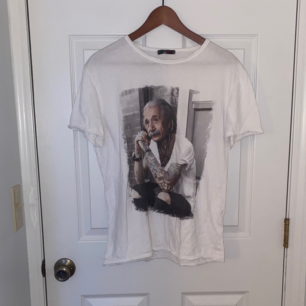 White Graphic T-Shirt from Italy